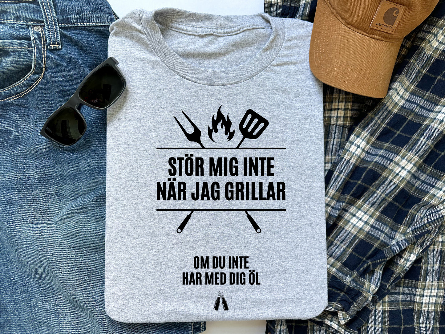 Stör mig inte när jag grillar - om du inte har med dig öl.